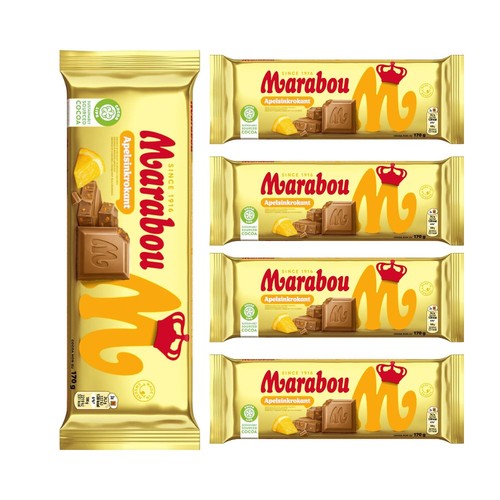 Marabou apelsinkrokant 170g - marabou,