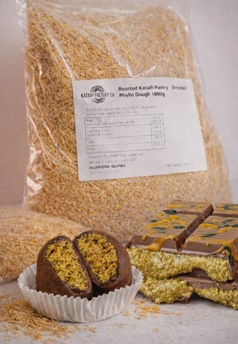 Gerösteter kataifi teig 1kg - gerösteter,