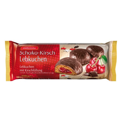 Lebkuchen schoko kirsch 200g - lebkuchen, schoko-kirsch