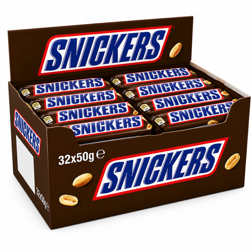 32x snickers schokoriegel - snickers, 50g