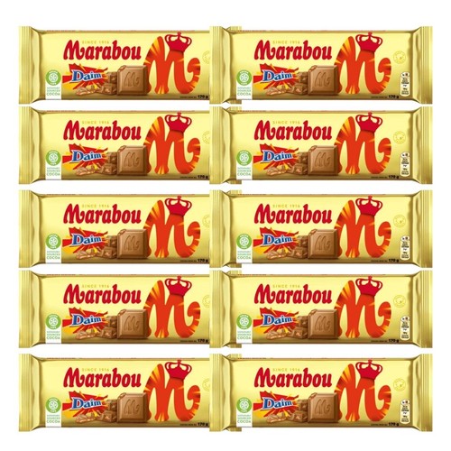 10x marabou daim 170g - marabou, tafel