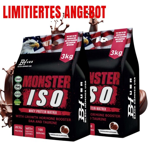 Monster iso 3kg schokolade - monster,