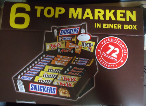Snickers mars m - , twix