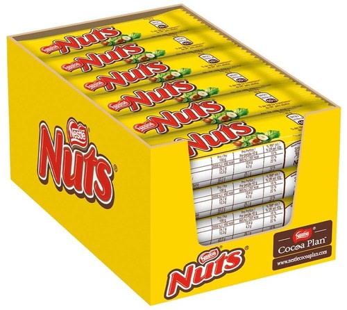 Nestle nuts schokoriegel - -,